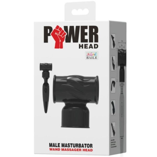 POWER HEAD - INTERCHANGEABLE WAND MASSAGER HEAD PENNIS STIMULATING - Image 5