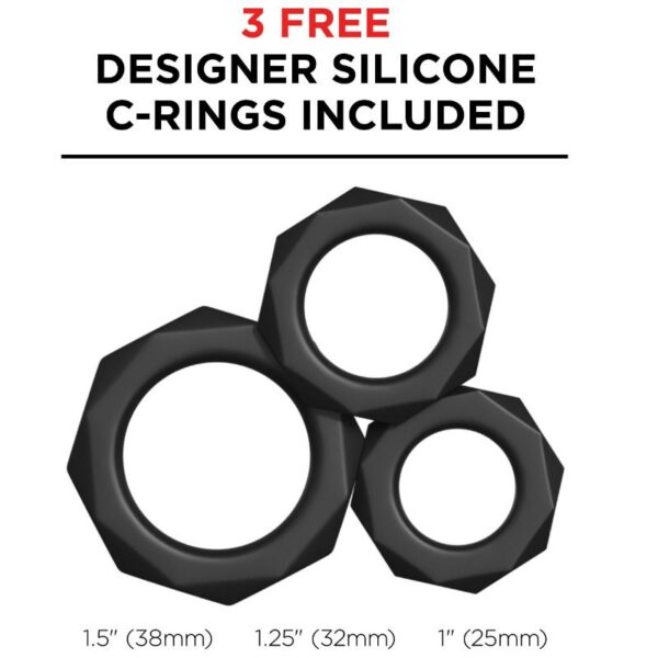 PDX ELITE VIBRATING SILICONE STIMULATOR - Image 3