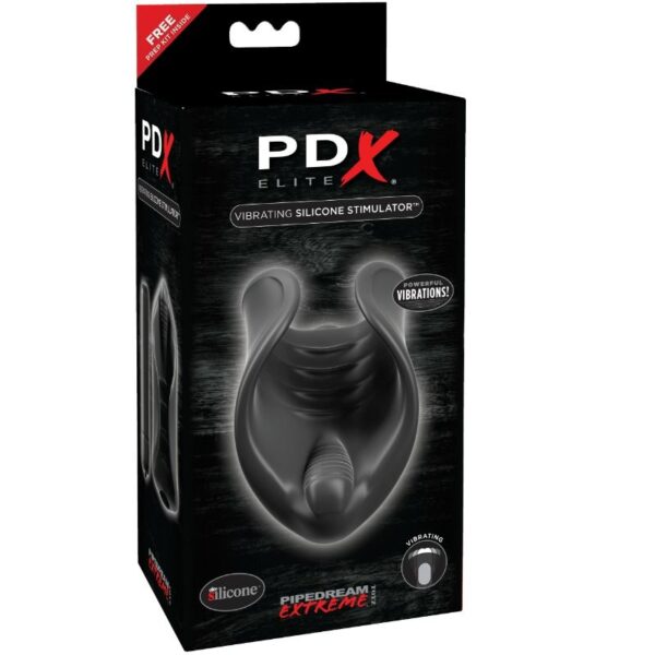 PDX ELITE VIBRATING SILICONE STIMULATOR - Image 2