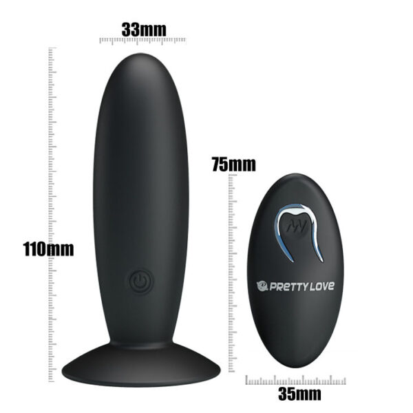 PRETTY LOVE - BOTTOM - REMOTE CONTROL VIBRATING PLUG - Image 3