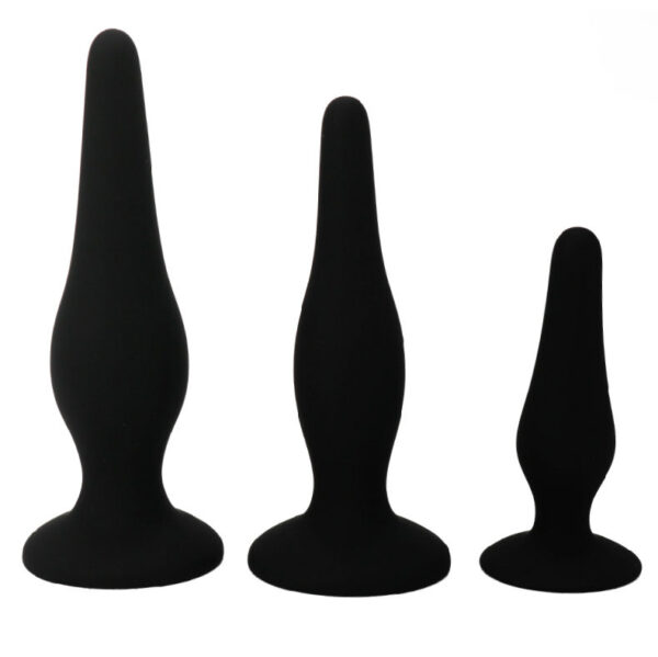 PRETTY BOTTOM - BEGGINER'S ANAL KIT SILICONE PLUGS