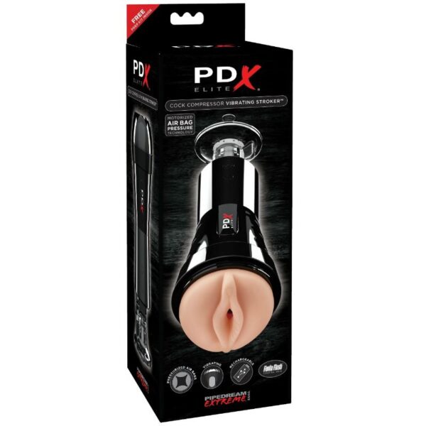 PDX ELITE - COCK COMPRESSOR VIBRATING STROKER - Image 3