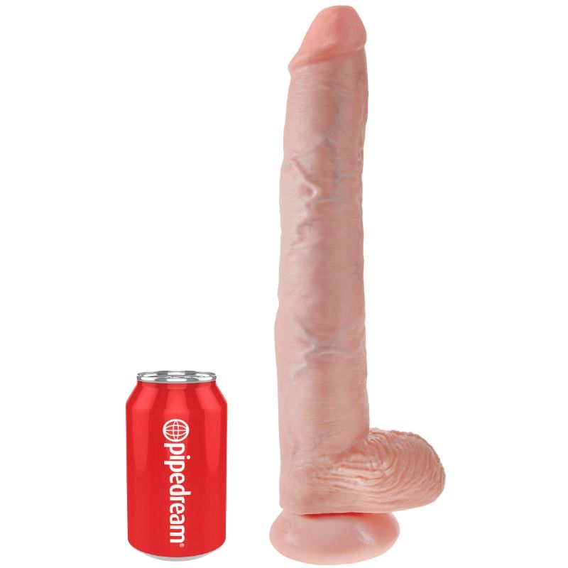 KING COCK - COCK WITH BALLS 35.6 CM - FLESH - Image 3