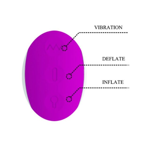 PRETTY LOVE SMART - DEMPSEY RECHARGEABLE INFLATABLE VIBRATOR - Image 5