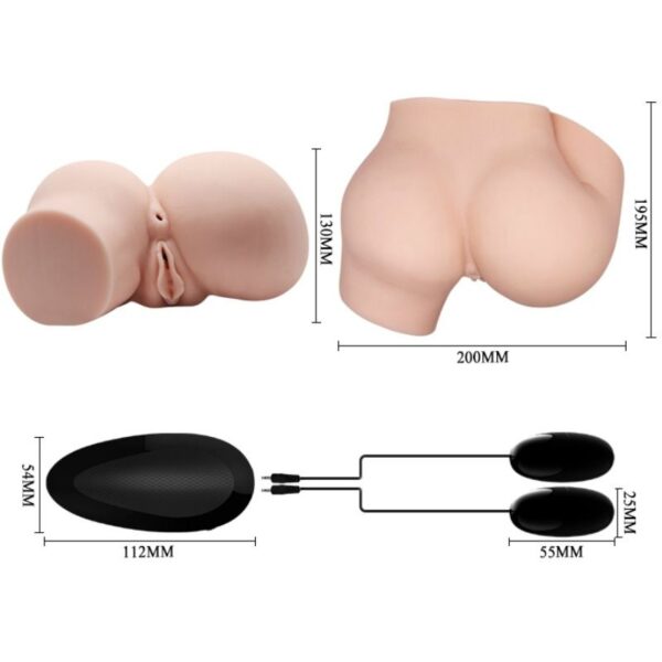 CRAZY BULL - REALISTIC ANUS AND VAGINA WITH VIBRATION DOUBLE PLEASURE - Image 11