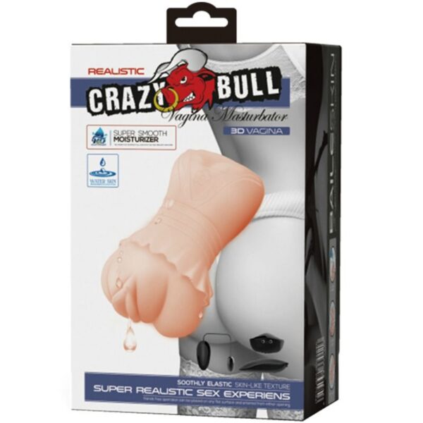 CRAZY BULL - MASTURBADOR WATER SKIN VAGINA WITH VIBRATING BULLETS - Image 9