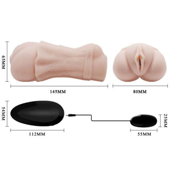 CRAZY BULL - MASTURBADOR WATER SKIN VAGINA WITH VIBRATING BULLET 2 - Image 6