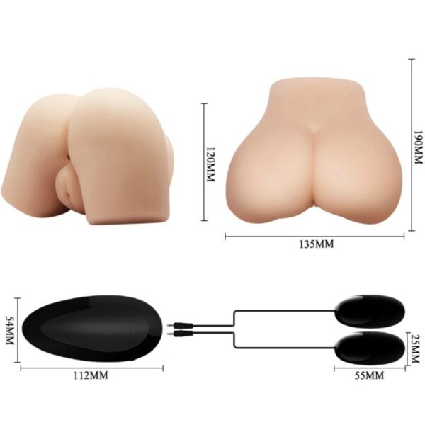 CRAZY BULL - REALISTIC ANUS AND VAGINA WITH VIBRATION POSTURE 4 - Image 8
