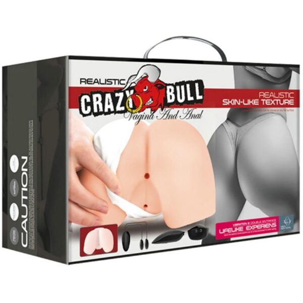 CRAZY BULL - REALISTIC ANUS AND VAGINA WITH VIBRATION POSTURE 4 - Image 11