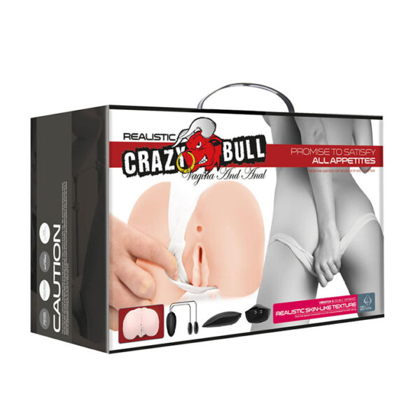CRAZY BULL - REALISTIC ANUS AND VAGINA WITH VIBRATION POSTURE 8 - Image 11