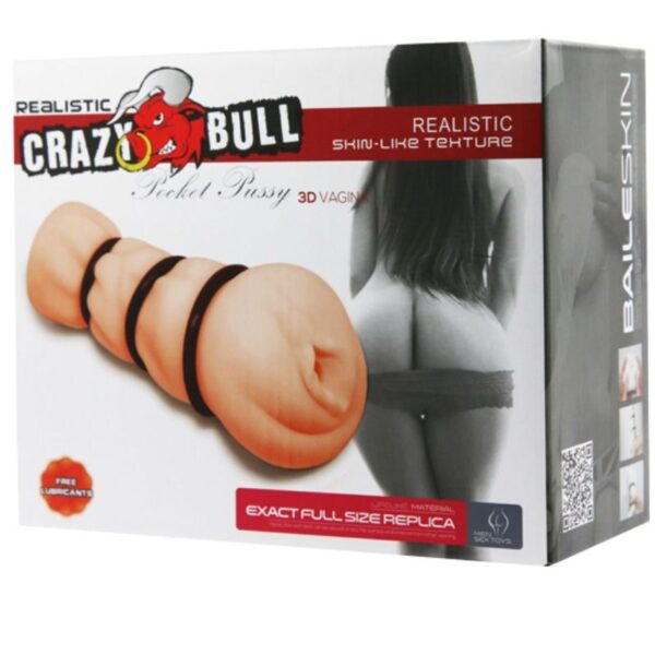 CRAZY BULL - MASTURBATING SLEEVE WITH RINGS - VAGINA - Image 7