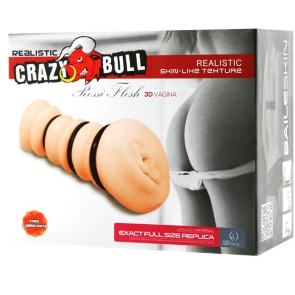 CRAZY BULL - MASTURBATING SLEEVE WITH RINGS - VAGINA MODEL 2 - Image 6