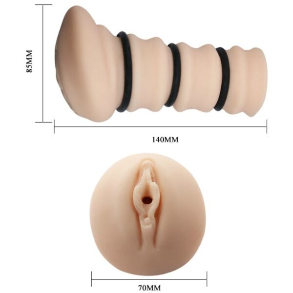 CRAZY BULL - MASTURBATING SLEEVE WITH RINGS - VAGINA MODEL 2 - Image 5