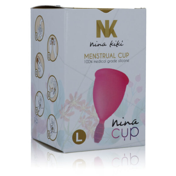 NINA CUP MENSTRUAL CUP SIZE PINK L - Image 2