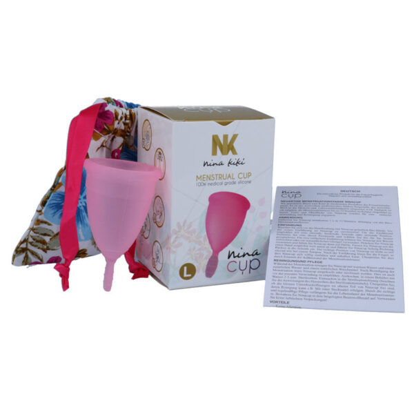 NINA CUP MENSTRUAL CUP SIZE PINK L - Image 3