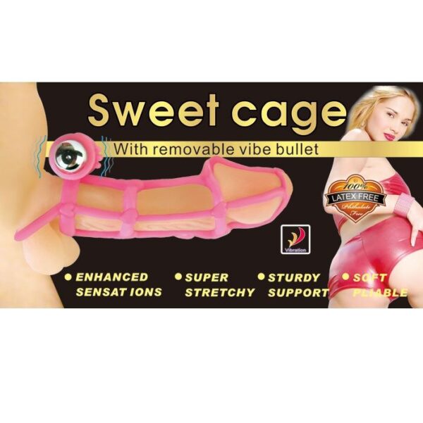 SWEET CAGE SLEEVE COCK RING - Image 4