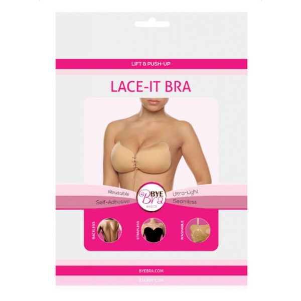 BYEBRA LACE-IT BRA CUP D IN NUDE - Image 2