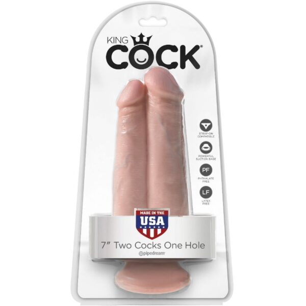 KING COCK 7 TWO COCKS ONE HOLE - Image 3