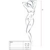 PASSION WOMAN BS013 BODYSTOCKING WHITE ONE SIZE - Image 2