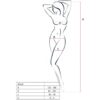 PASSION WOMAN BS020 BODYSTOCKING WHITE ONE SIZE - Image 2