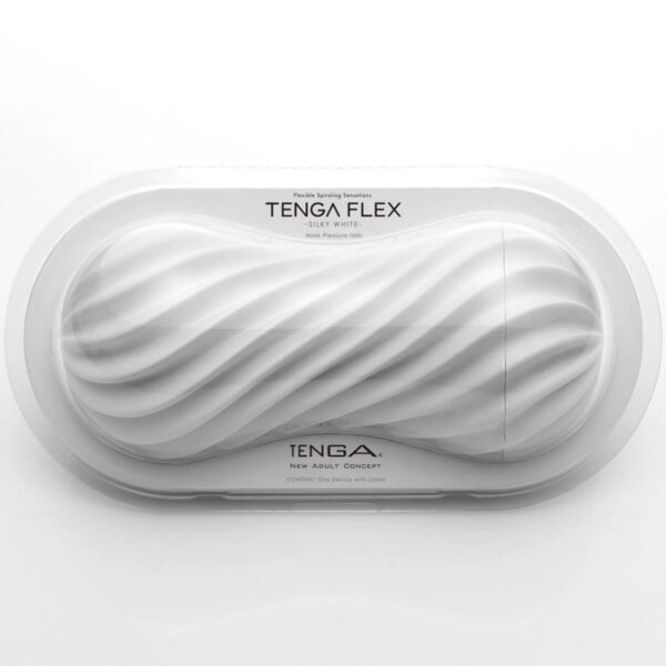 TENGA FLEX MALE MASTUBATOR WHITE - Image 3
