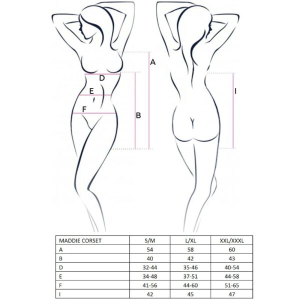 PASSION WOMAN MADDIE CORSET BLACK - Image 2
