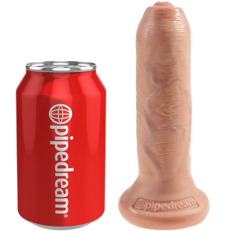 KING COCK REALISTIC DILDO UNCUT FLESH 17 CM - Image 5