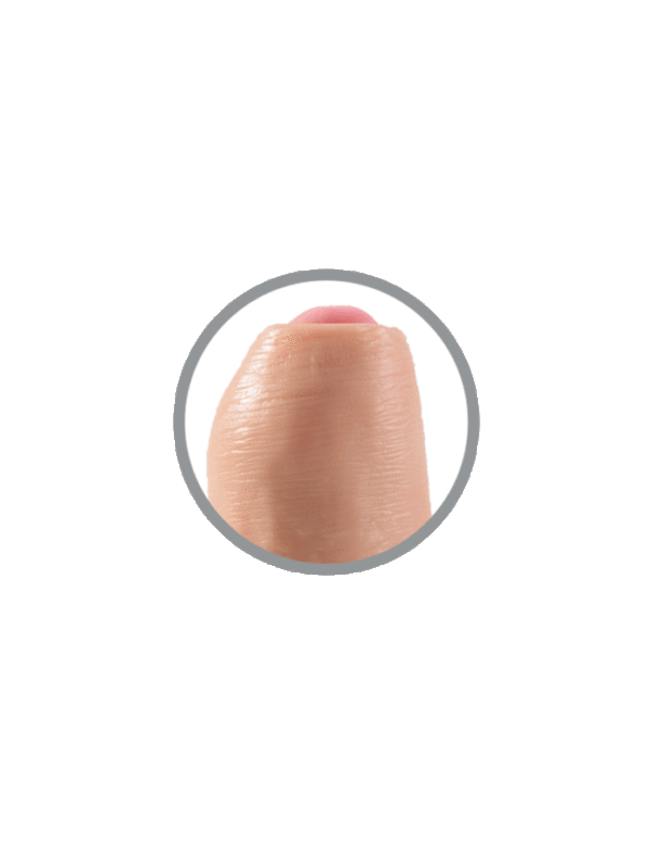 KING COCK REALISTIC DILDO UNCUT FLESH 17 CM - Image 3