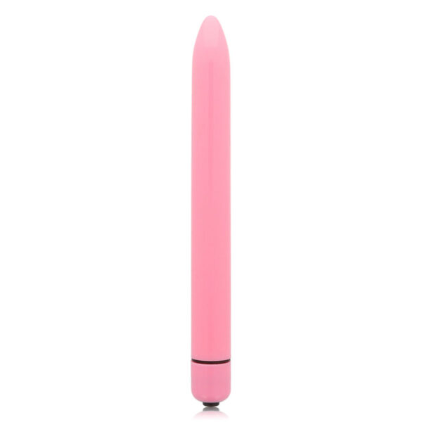 GLOSSY SLIM VIBRATOR PINK - Image 2