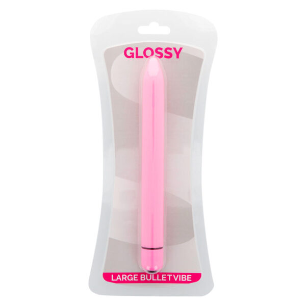 GLOSSY SLIM VIBRATOR PINK - Image 3