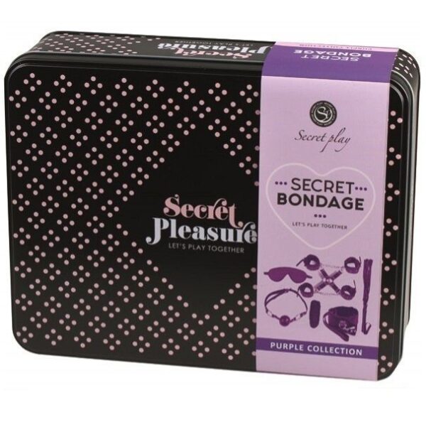 SECRETPLAY BDSM SET 8PCS PURBLE /BLACK. - Image 2