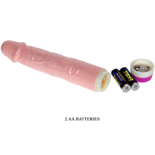 REALISTIC VIBRATOR FOR BEGINNERS FLESH 21.5 CM - Image 4