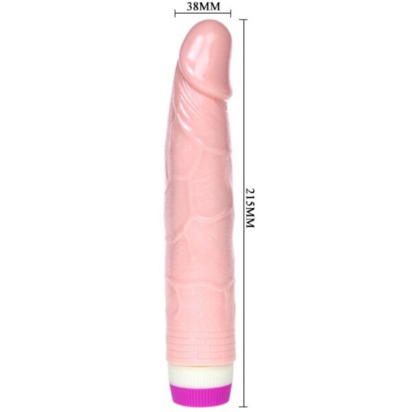 REALISTIC VIBRATOR FOR BEGINNERS FLESH 21.5 CM - Image 5