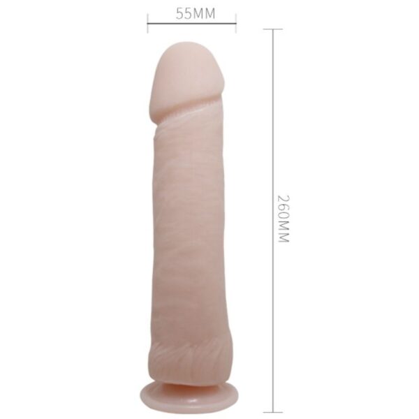 THE BIG PENIS REALISTIC AND VIBRATING DILDO FLESH 26 CM - Image 2