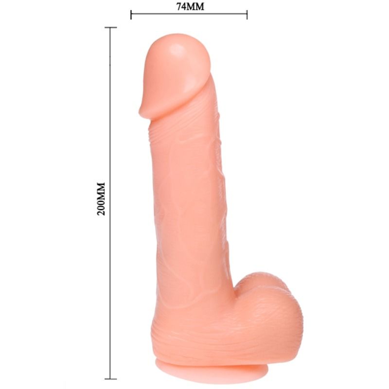 DONG REALISTIC DILDO ROTATION AND VIBRATION FUNCTION 20 CM - Image 6