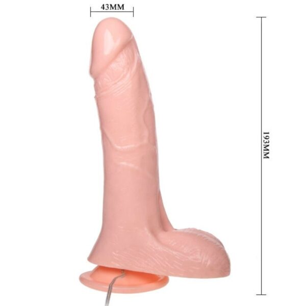 INFLATABLE REALISTIC DILDO WITH SUCTION CUP 19.3 CM - Image 4