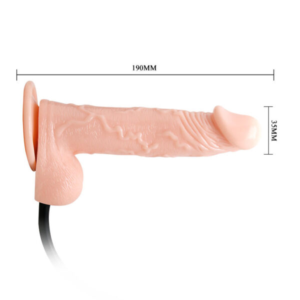 INFLATABLE AND VIBRATING REALISTIC DILDO - Image 4
