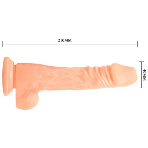 COCK VIBRATING REALISTIC DILDO FLESH - Image 3