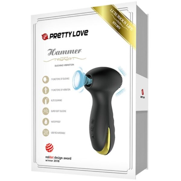 PRETTY LOVE SMART HAMMER SUCTION AND VIBRATION FUNCTION - Image 9