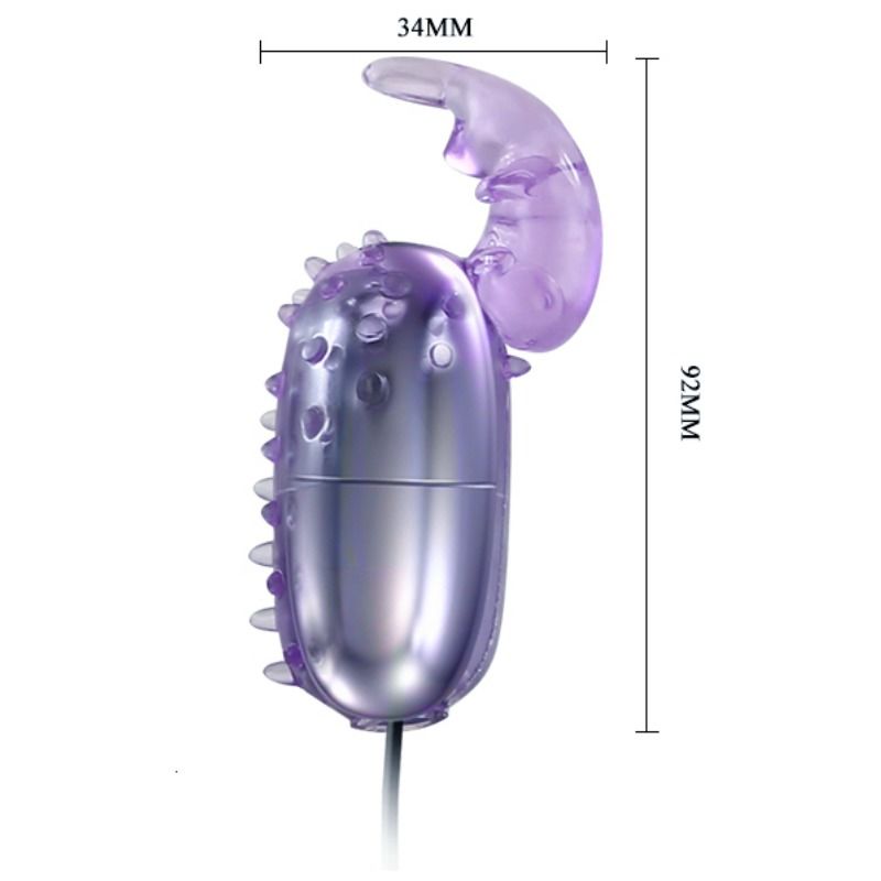 SUPER VIBRATOR VIBRATING EGG WITH STIMULATOR - Image 3