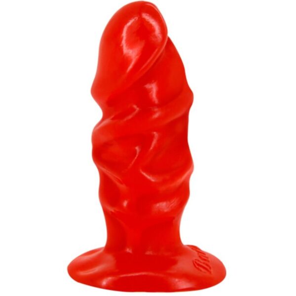 BAILE UNISEX ANAL PLUG WITH SUCTION CUP RED - Image 2