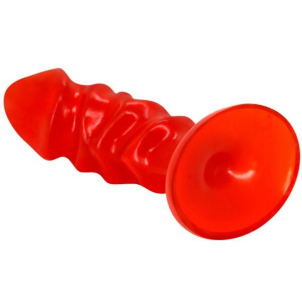 BAILE UNISEX ANAL PLUG WITH SUCTION CUP RED - Image 5
