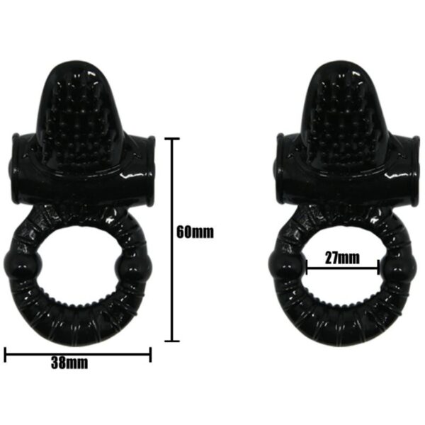 SWEET RING VIBRATING RING WITH TEXTURED RABBIT - Image 7
