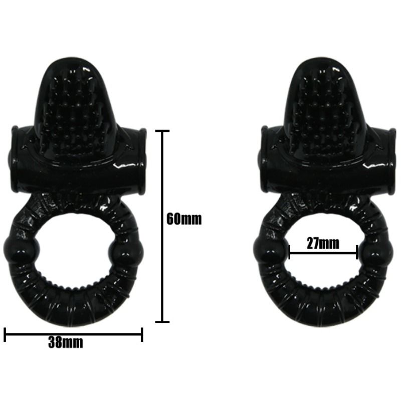 SWEET RING VIBRATING RING WITH TEXTURED RABBIT - Image 7