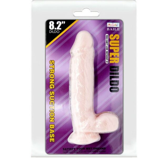BAILE SUPER DILDO REALISTIC DILDO FLESH 21.5 CM - Image 5