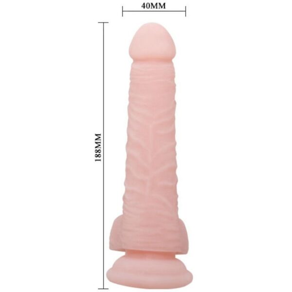 BAILE SUPER DILDO REALISTIC DILDO FLESH 18.8 CM - Image 3