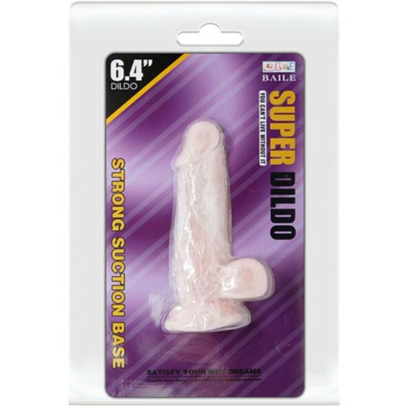 BAILE SUPER DILDO REALISTIC DILDO FLESH 16.5 CM - Image 5