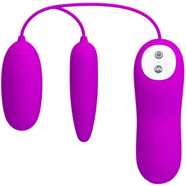 PRETTY LOVE IRMA DOUBLE VIBRATING EGG - Image 2