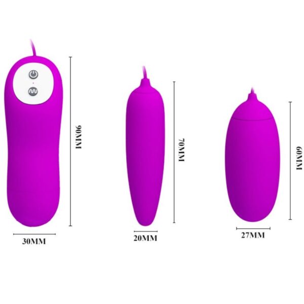 PRETTY LOVE IRMA DOUBLE VIBRATING EGG - Image 4