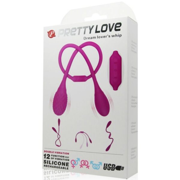 PRETTY LOVE UNISEX STIMULATING DREAM LOVER'S WHIP 2 - Image 10